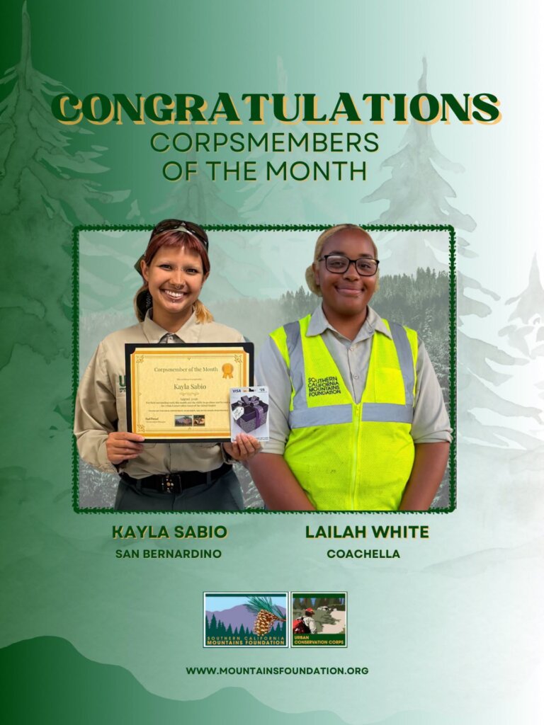 Corpsmember of the Month