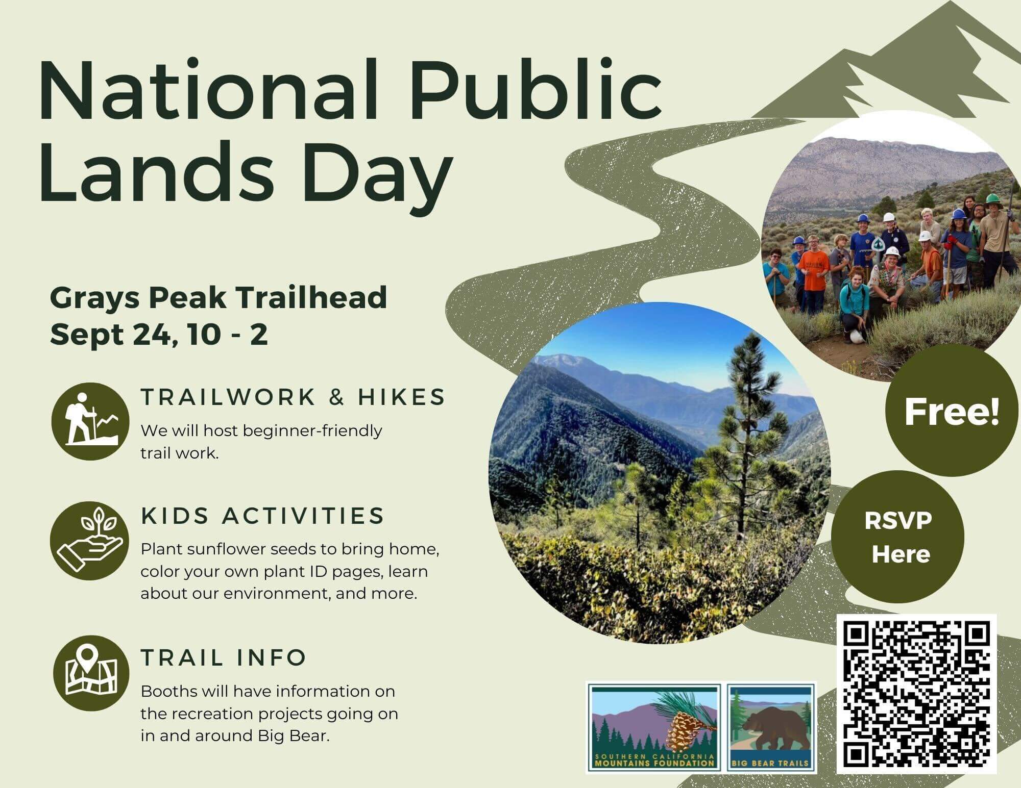 National Public Lands Day Southern California Mountains Foundation